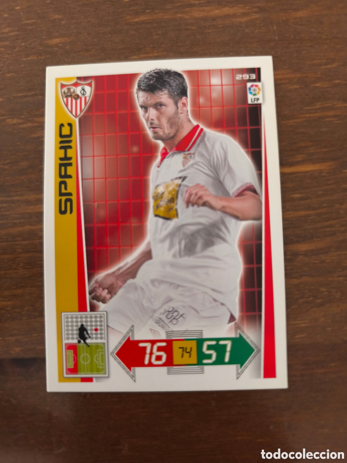 Cromos de f&uacute;tbol: Spahic #293 adrenalyn 12/13
