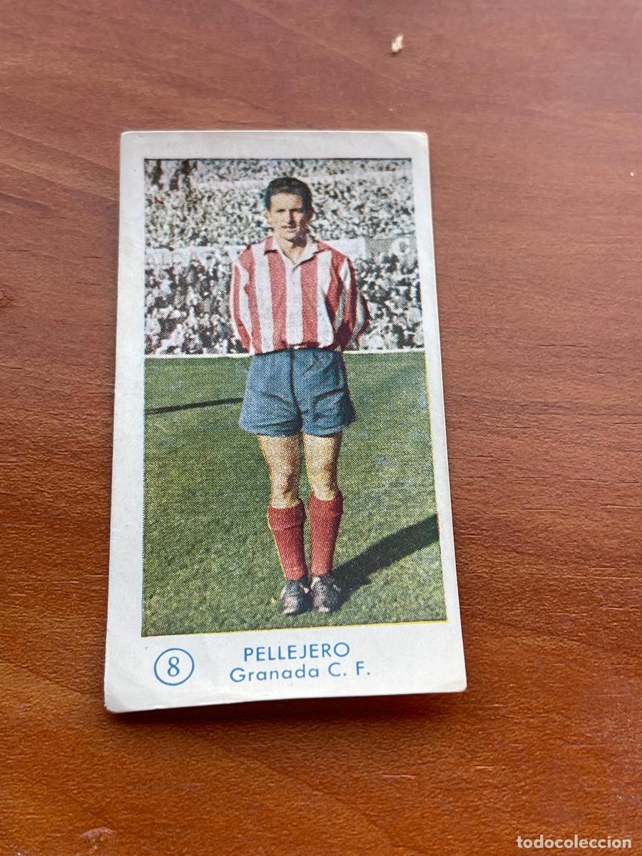 Cromos de f&uacute;tbol: PELLEJERO 8 GRANADA Gr&aacute;ficas Bachende liga 1957 1958 sin pegar