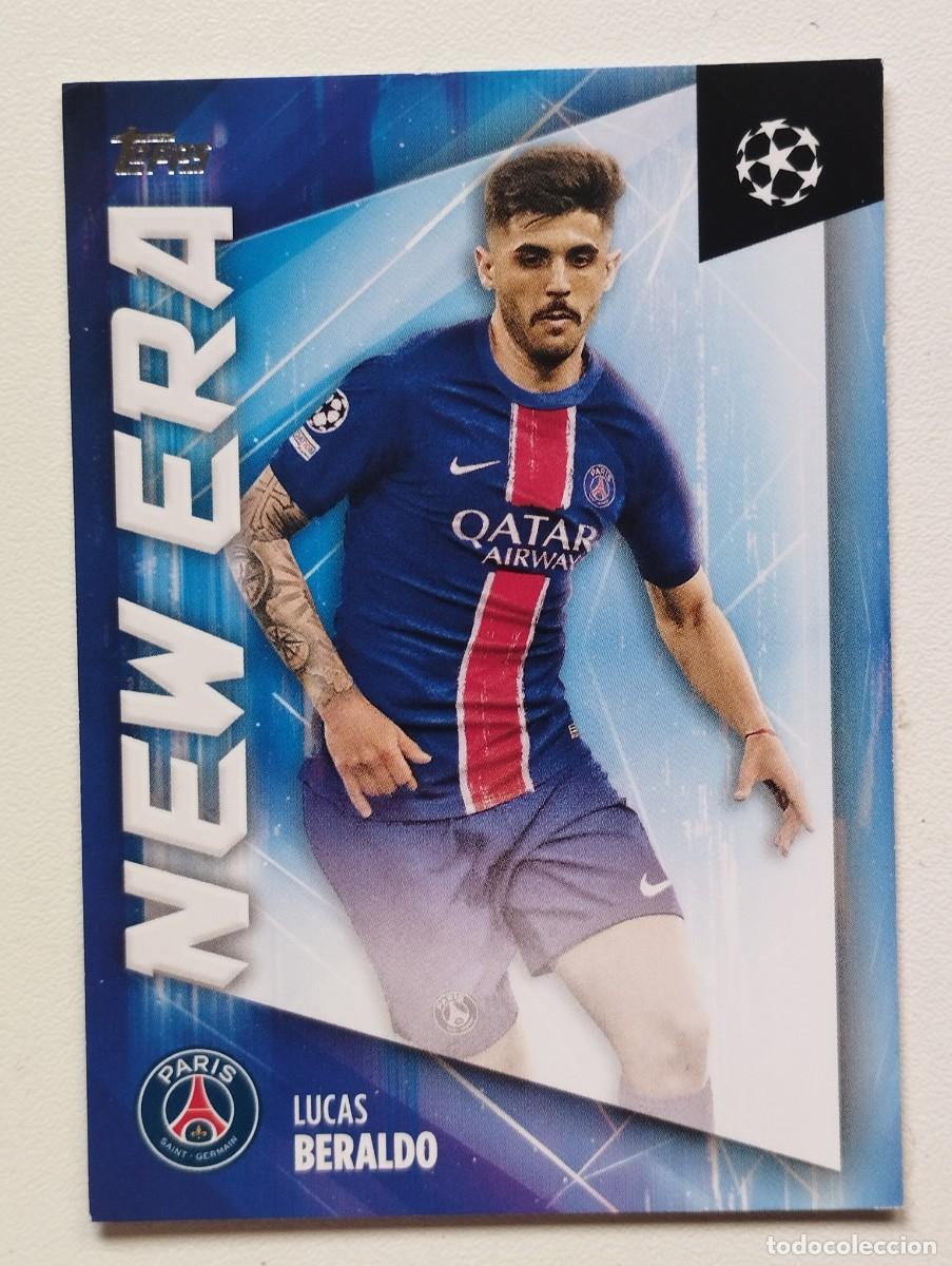 Cromos de f&uacute;tbol: CROMO CARD LUCAS BERALDO PSG NEW ERA TOPPS UEFA 2024 2025 24 25