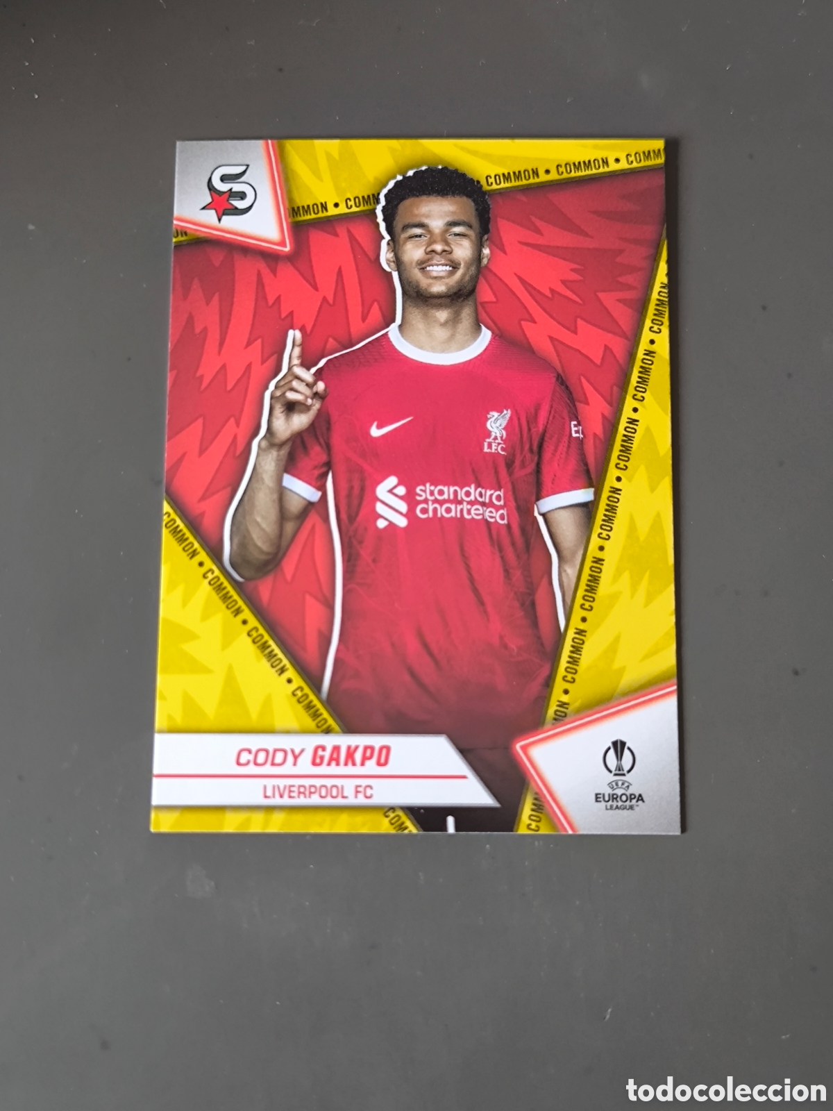 Cromos de f&uacute;tbol: CODY GAKPO 86 Common Liverpool Superstars 2024 Topps