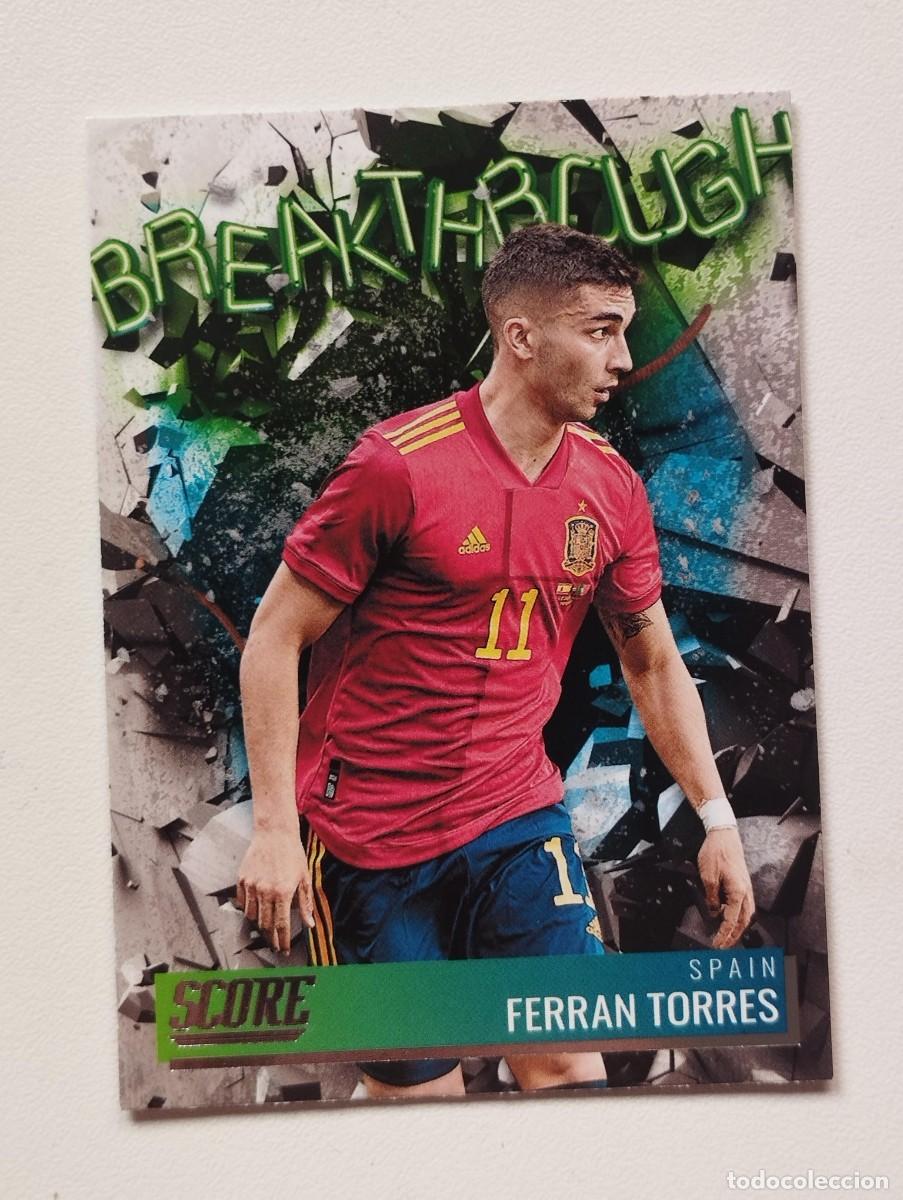 Figurine di Calcio: CROMO CARD 16 FERRAN TORRES ESPA&Ntilde;A BREAKTHROUGH PANINI FIFA SCORE 2021 2022 21 22