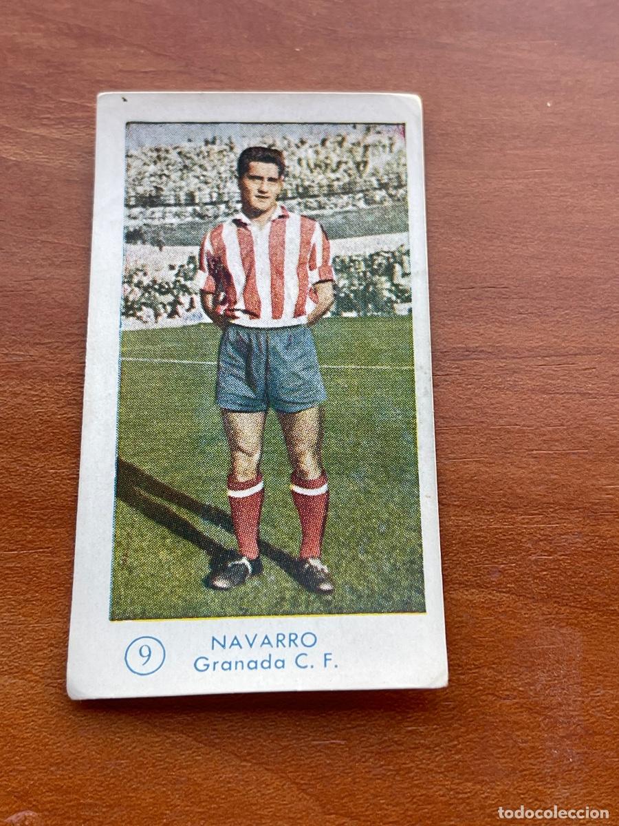 Cromos de f&uacute;tbol: NAVARRO 9 ZARAGOZA Gr&aacute;ficas Bachende liga 1957 1958 sin pegar