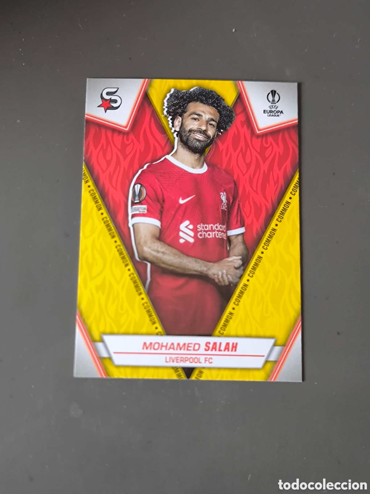Figurine di Calcio: MOHAMED SALAH 80 Common Liverpool Superstars 2024 Topps