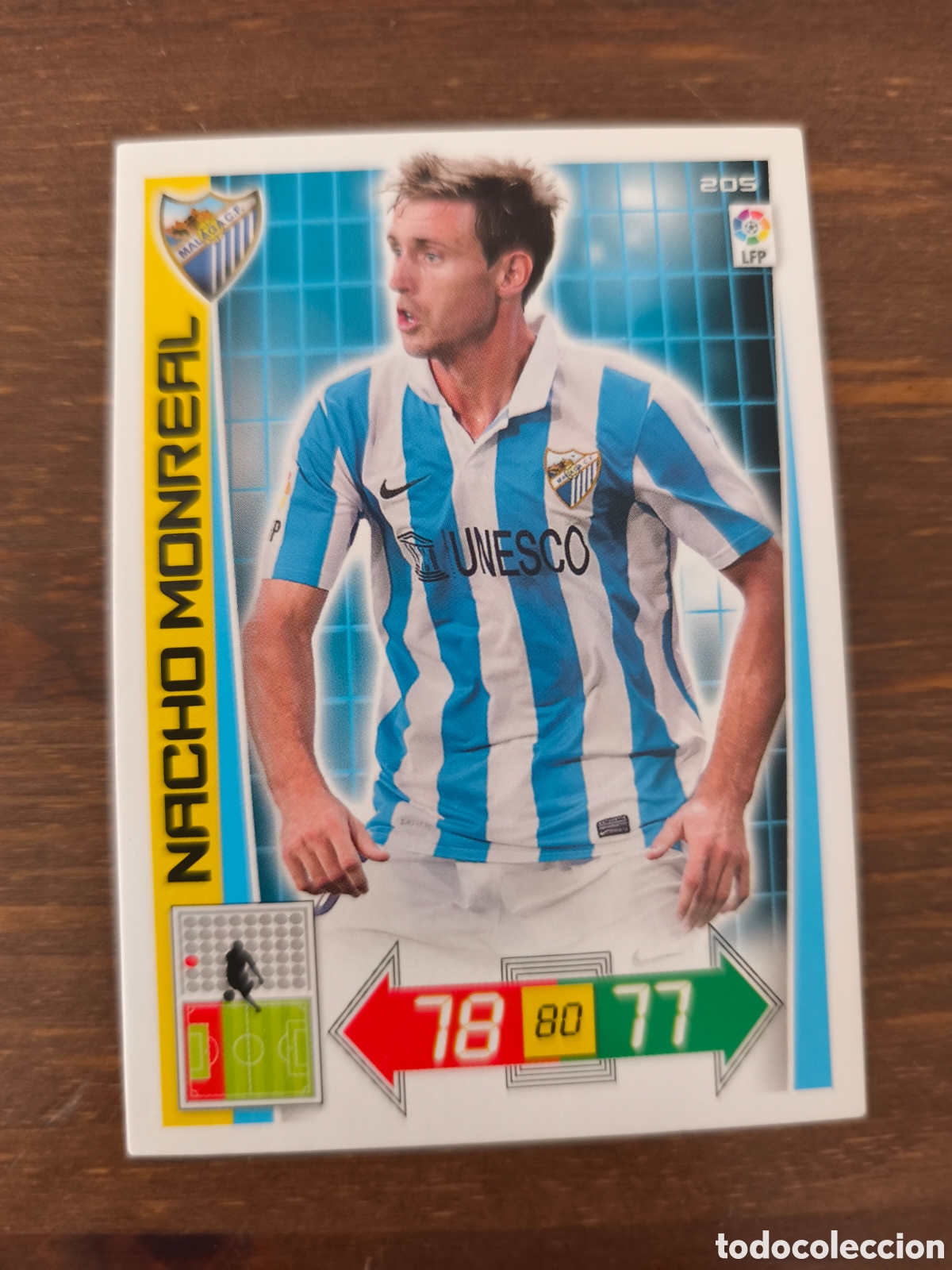Figurine di Calcio: Nacho Monreal adrenalyn 12/13