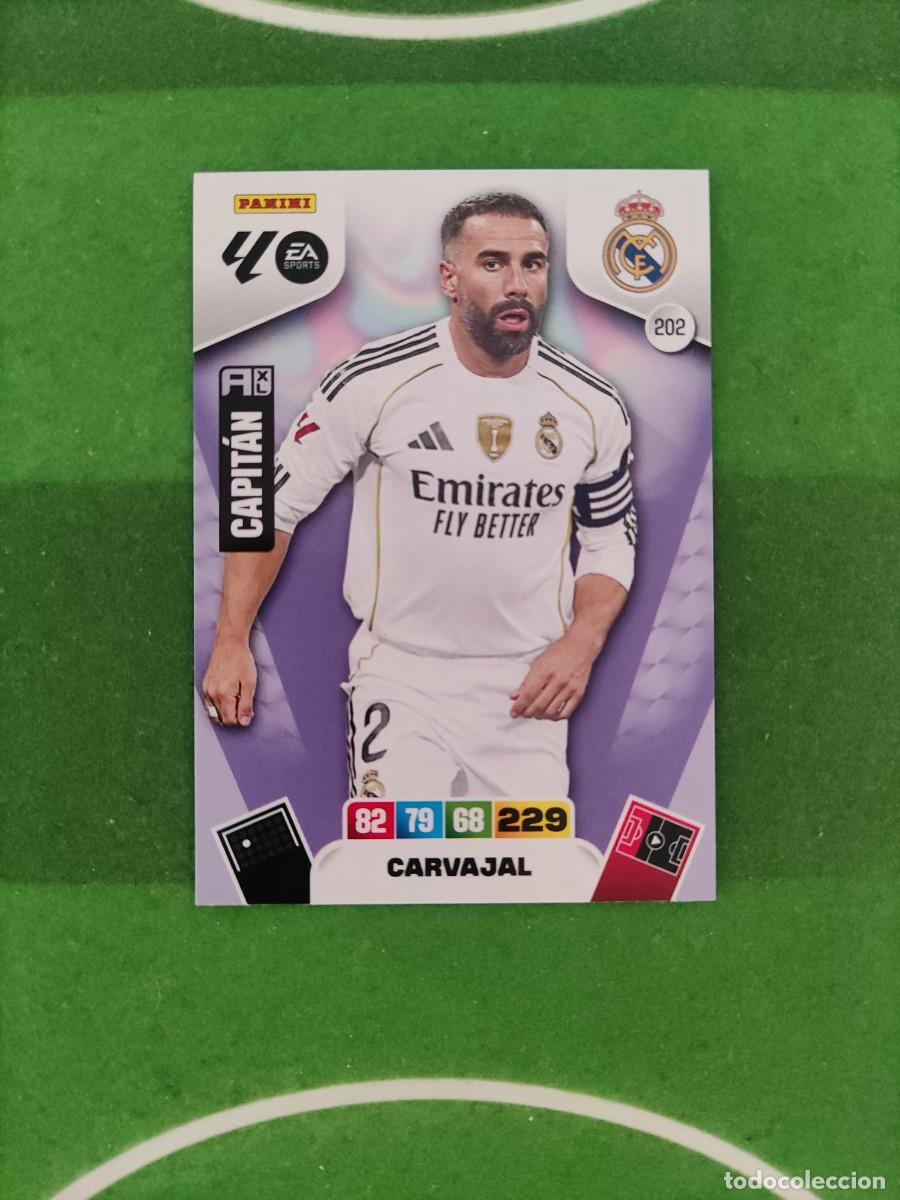 Cromos de f&uacute;tbol: Carvajal 202 Real Madrid Adrenalyn XL 2025/26 25/26