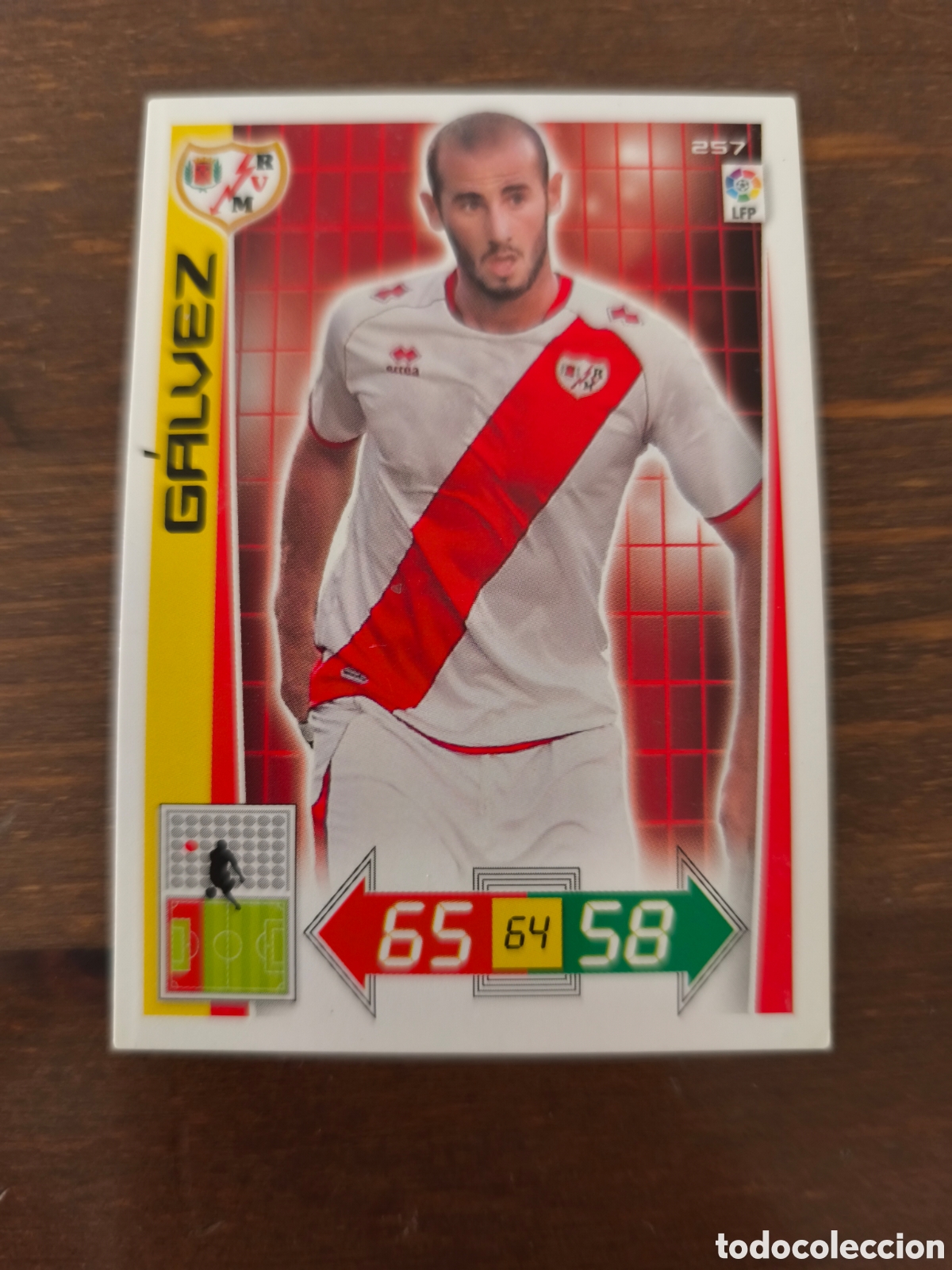 Cromos de f&uacute;tbol: G&aacute;lvez rayo adrenalyn 12/13