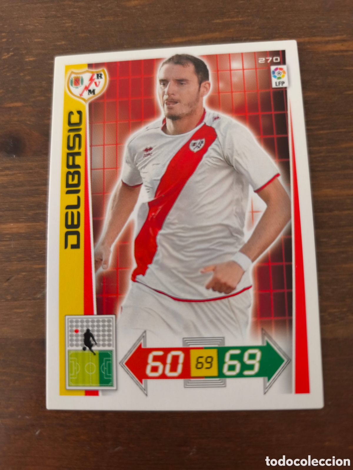 Cromos de f&uacute;tbol: Delibasic rayo adrenalyn 12/13