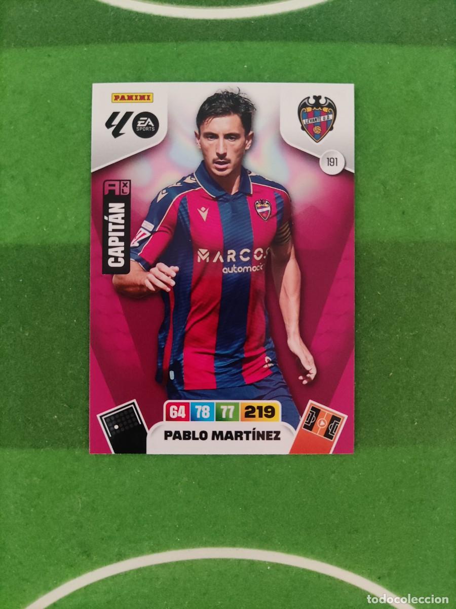 Cromos de f&uacute;tbol: Pablo Mart&iacute;nez 191 Levante Adrenalyn XL 2025/26 25/26