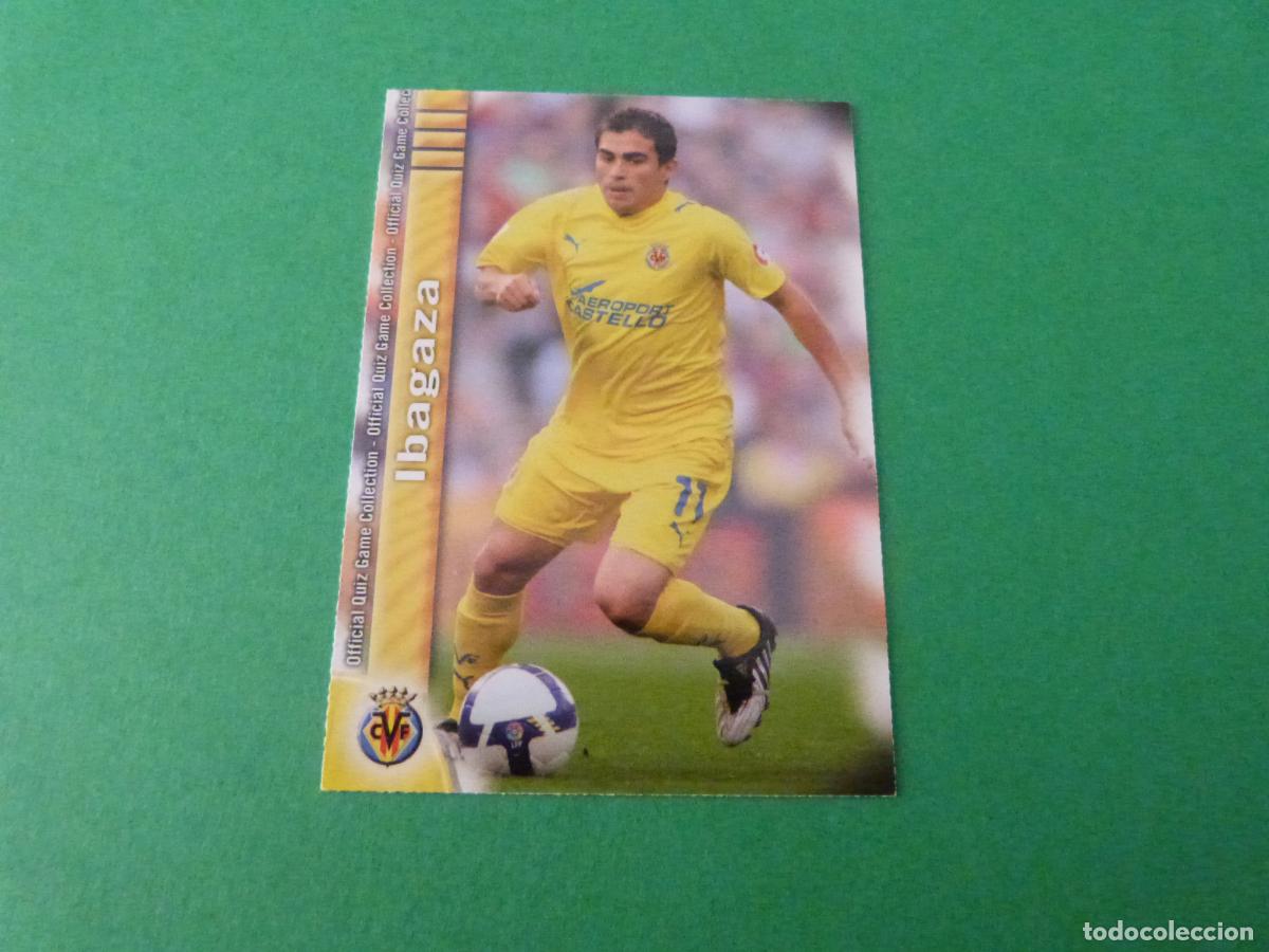 Cromos de f&uacute;tbol: TRADING CARD FUTBOL IBAGAZA VILLARREAL C.F. N&ordm; 120 FICHAS LIGA MUNDICROMO 2009-2010/09-10