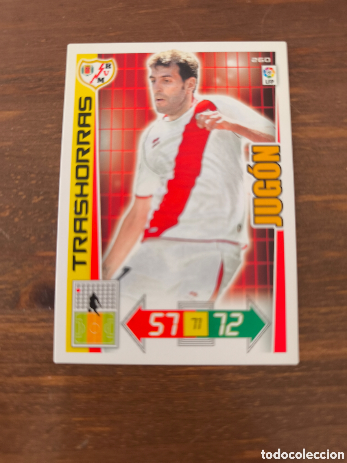 Cromos de f&uacute;tbol: Trashorras jug&oacute;n rayo adrenalyn 12/13