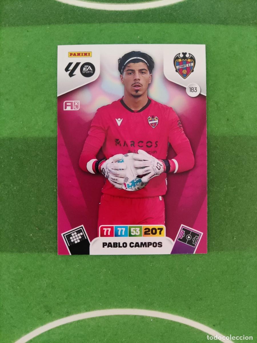 Cromos de f&uacute;tbol: Pablo Campos 183 Levante Adrenalyn XL 2025/26 25/26