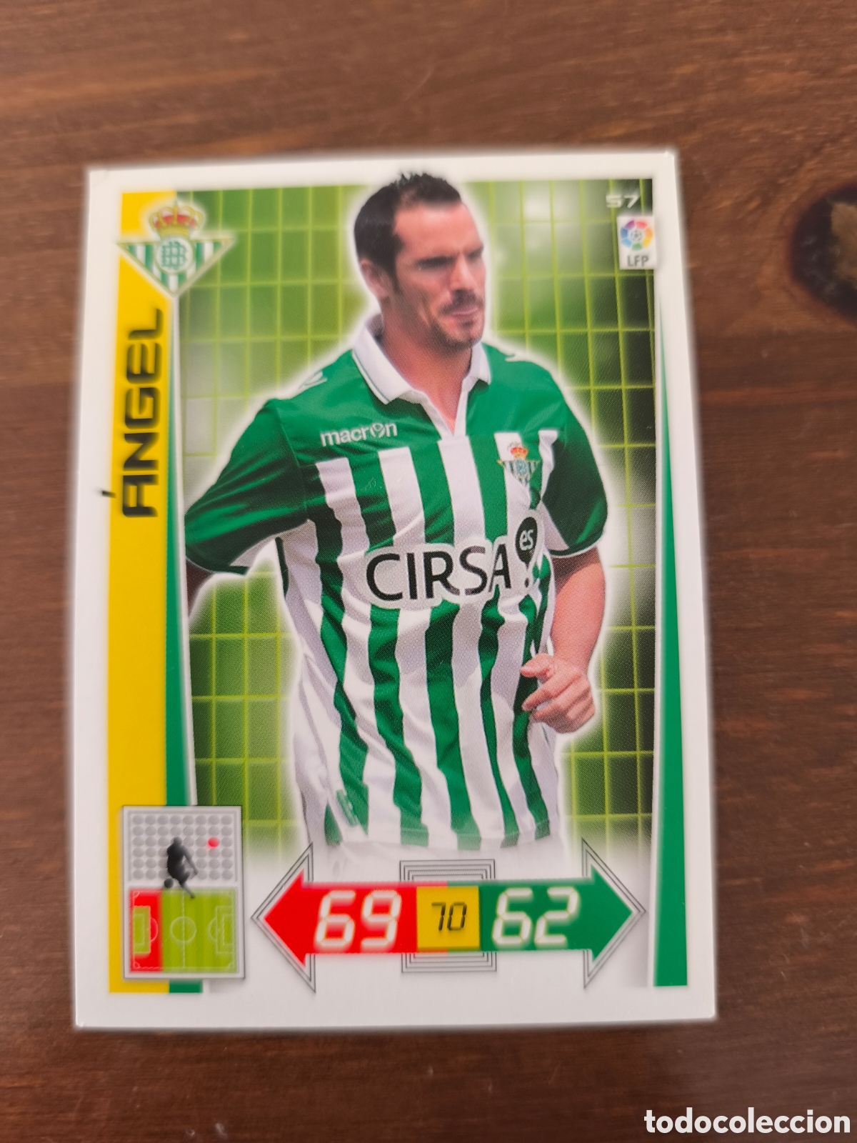 Cromos de f&uacute;tbol: &Aacute;ngel Betis adrenalyn 12/13