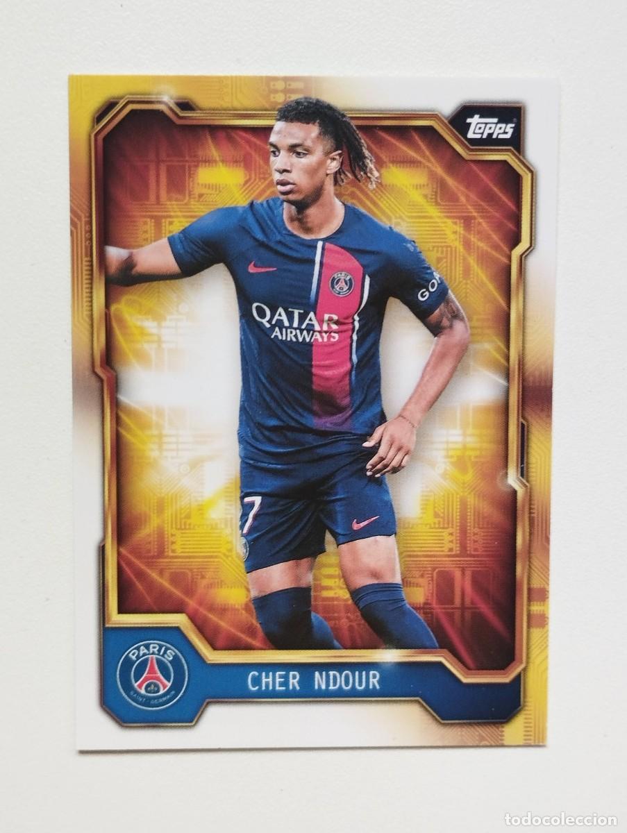 Cromos de f&uacute;tbol: CROMO CARD TOPPS 2022 2023 22 23 PSG CHER NDOUR PSGG-1