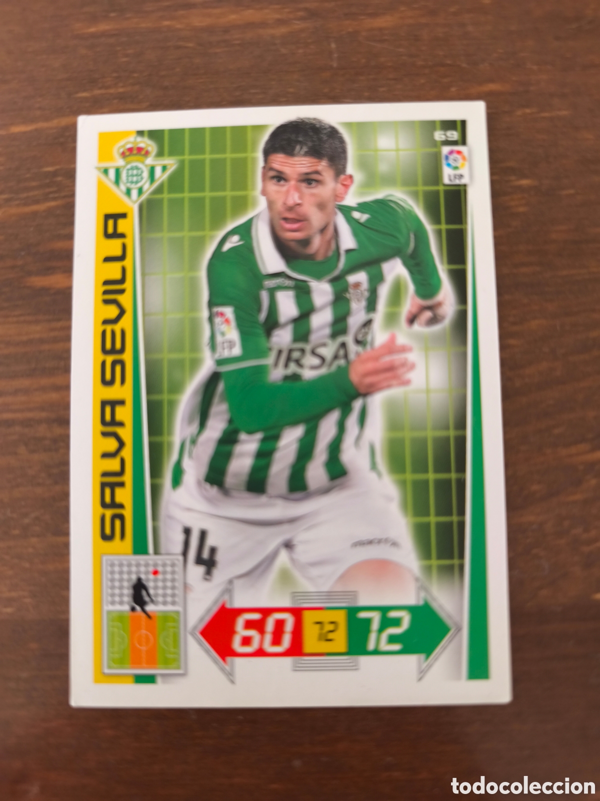 Cromos de f&uacute;tbol: Salva Sevilla Betis adrenalyn 12/13