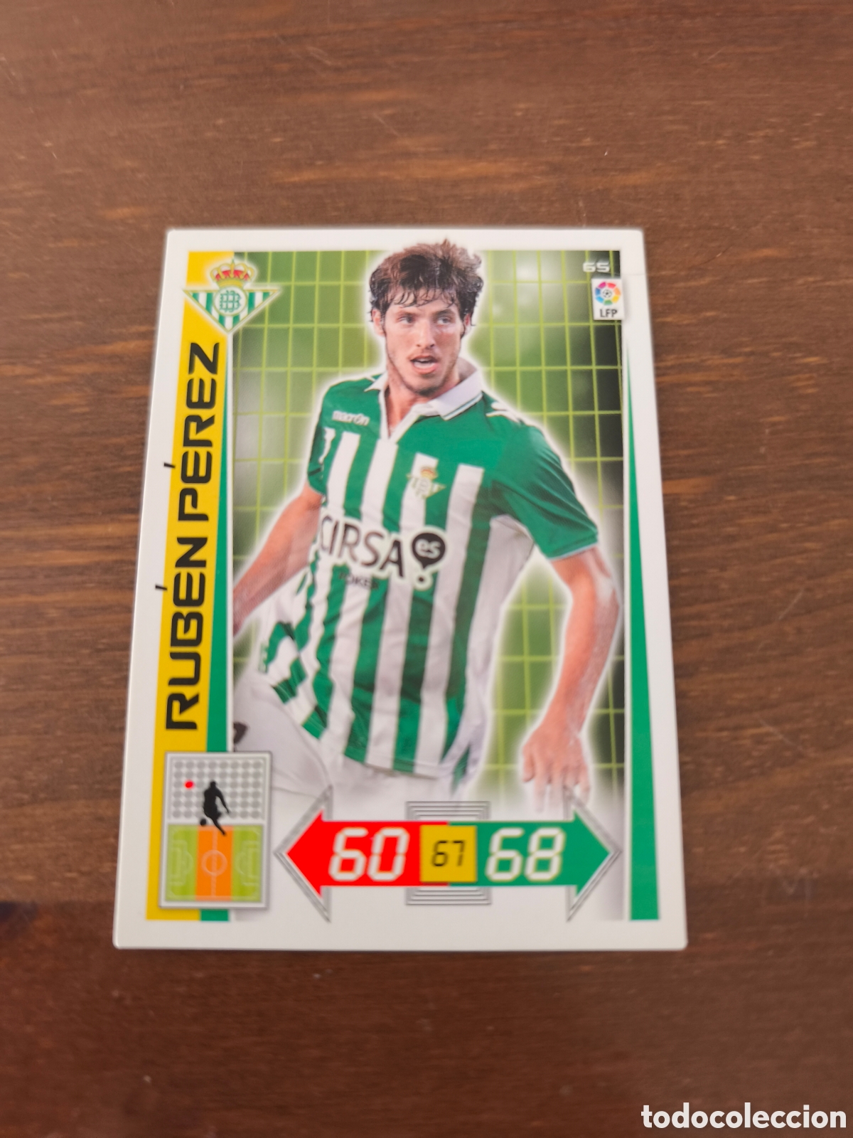 Fu&szlig;ball-Sticker: Rub&eacute;n P&eacute;rez Betis adrenalyn 12/13