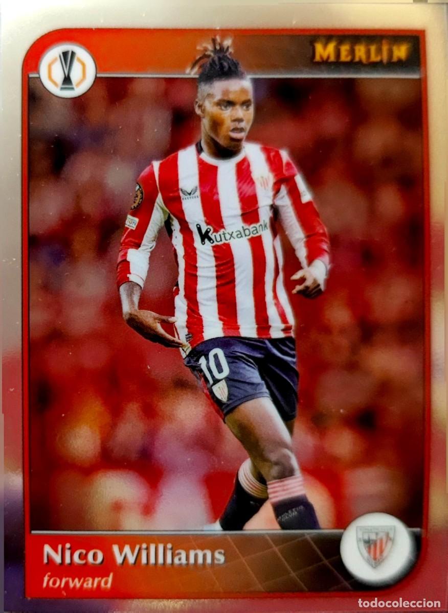 Cromos de Futebol: 17 Nico Williams - Athletic Club Bilbao - Topps Chrome MERLIN 2024 2025 24 25