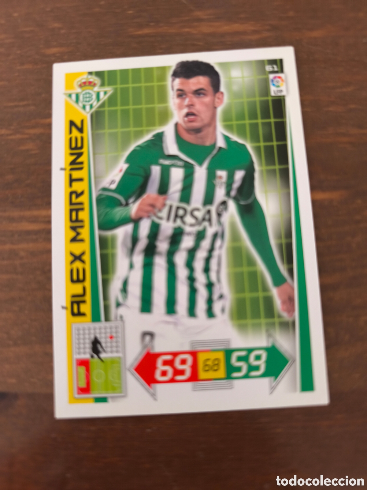 Fu&szlig;ball-Sticker: Alex Mart&iacute;nez Betis adrenalyn 12/13