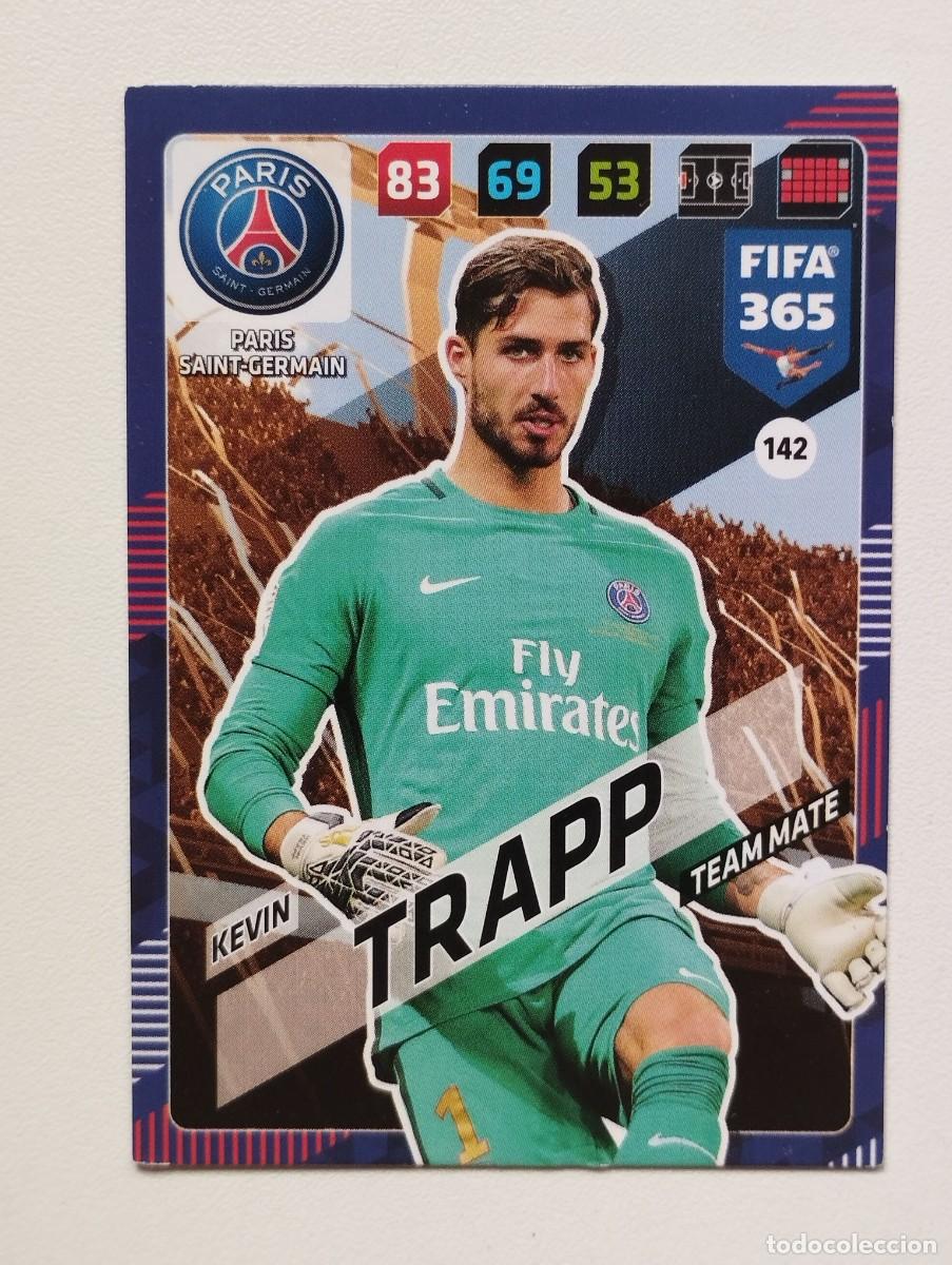 Fu&szlig;ball-Sticker: CROMO CARD PANINI ADRENALYN FIFA 365 2017 2018 17 18 PSG KEVIN TRAPP 142