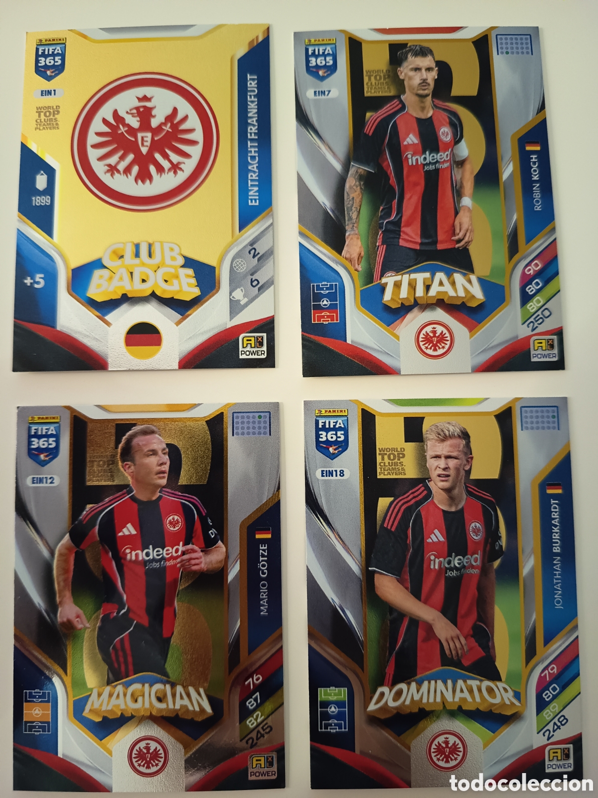 Football Stickers: Lote EINTRACH Frankfurt fifa 365 2025-2026