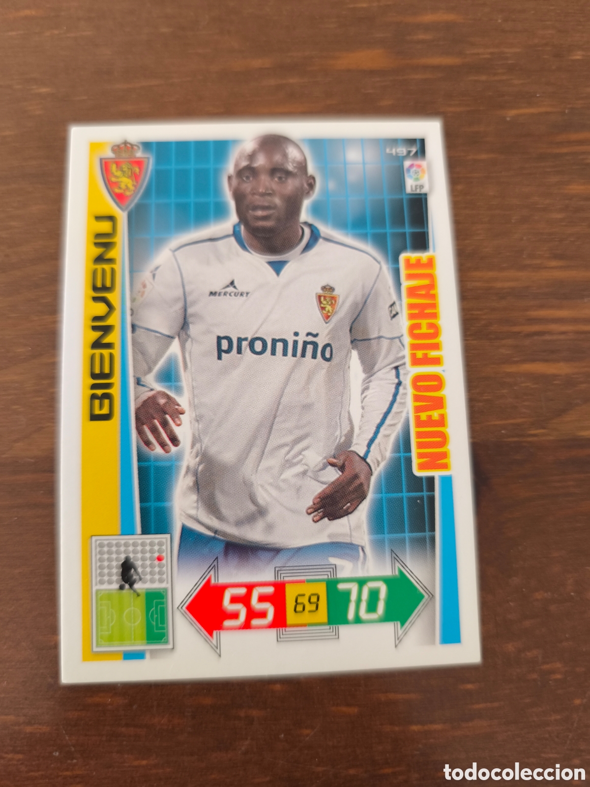 Football Stickers: Bienvenu Zaragoza adrenalyn 12/13