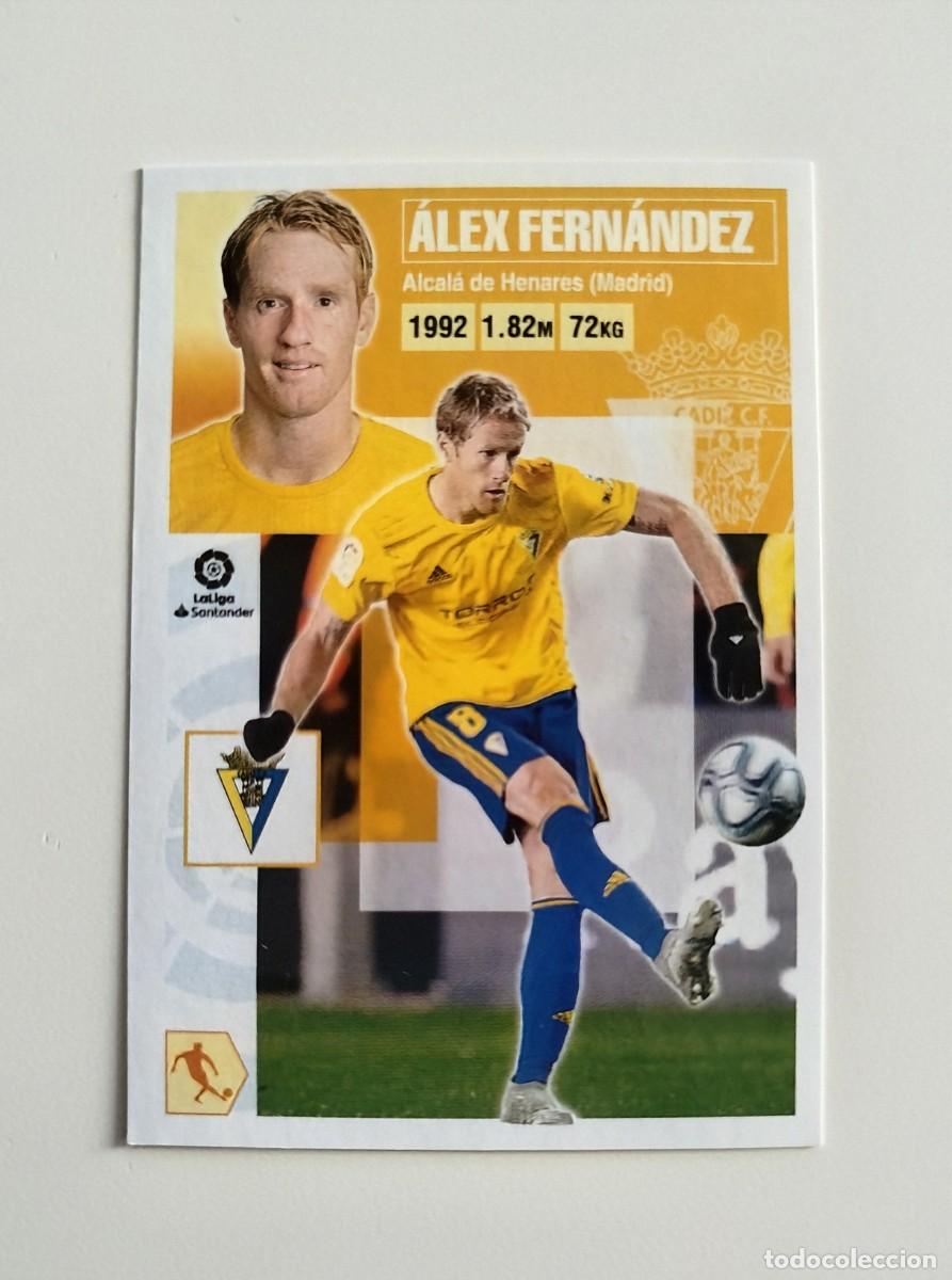 Football Stickers: &Aacute;lex Fern&aacute;ndez 12 SIN PEGAR NUNCA PEGADO C&aacute;diz CF Liga Ediciones Este 20 21 / 2020 2021
