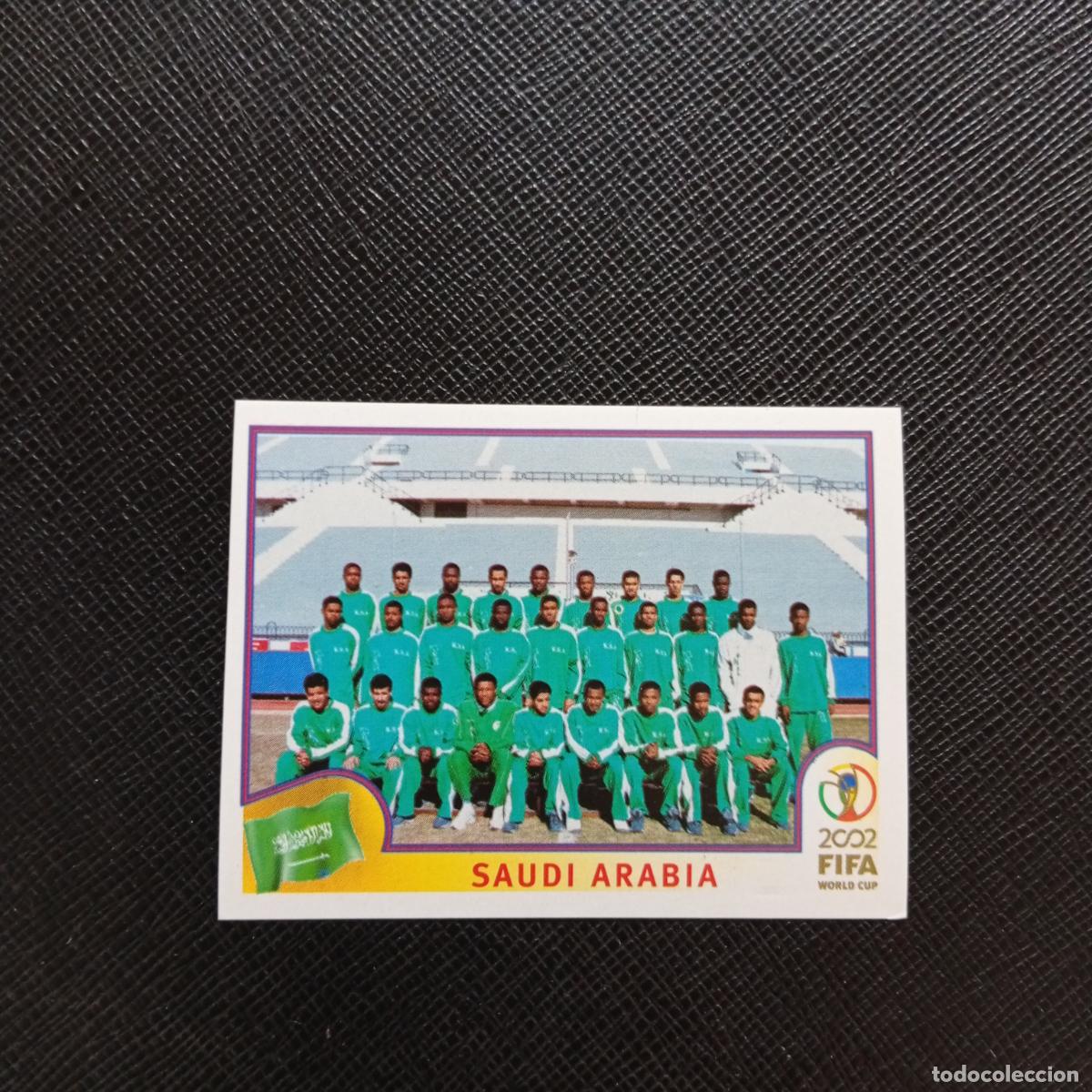 Cromos de f&uacute;tbol: 331 PLANTILLA ARABIA SAUDI PANINI 2002 MUNDIAL KOREA FUTBOL 02 CROMO - SIN PEGAR - A59 PG136
