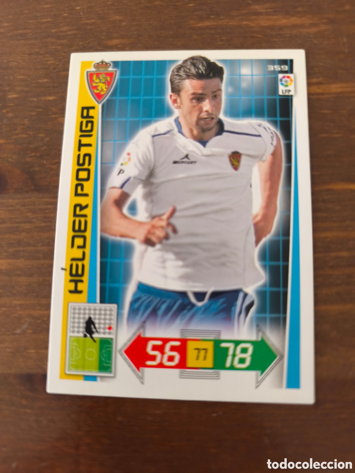 Cromos de f&uacute;tbol: Helder postiga Zaragoza adrenalyn 12/13