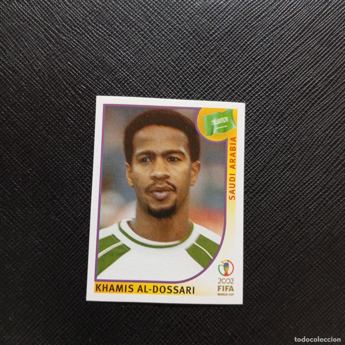 Cromos de f&uacute;tbol: 340 AL DOSSARI ARABIA SAUDI PANINI 2002 MUNDIAL KOREA FUTBOL 02 CROMO - SIN PEGAR - A59 PG145