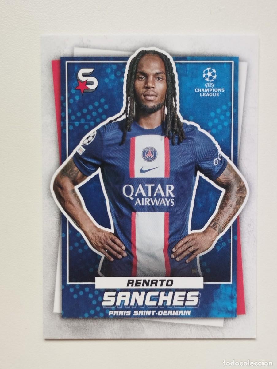 Cromos de f&uacute;tbol: CROMO CARD TOPPS SUPER STARS 22 23 SUPERSTARS 2022 2023 RENATO SANCHES 131 PSG