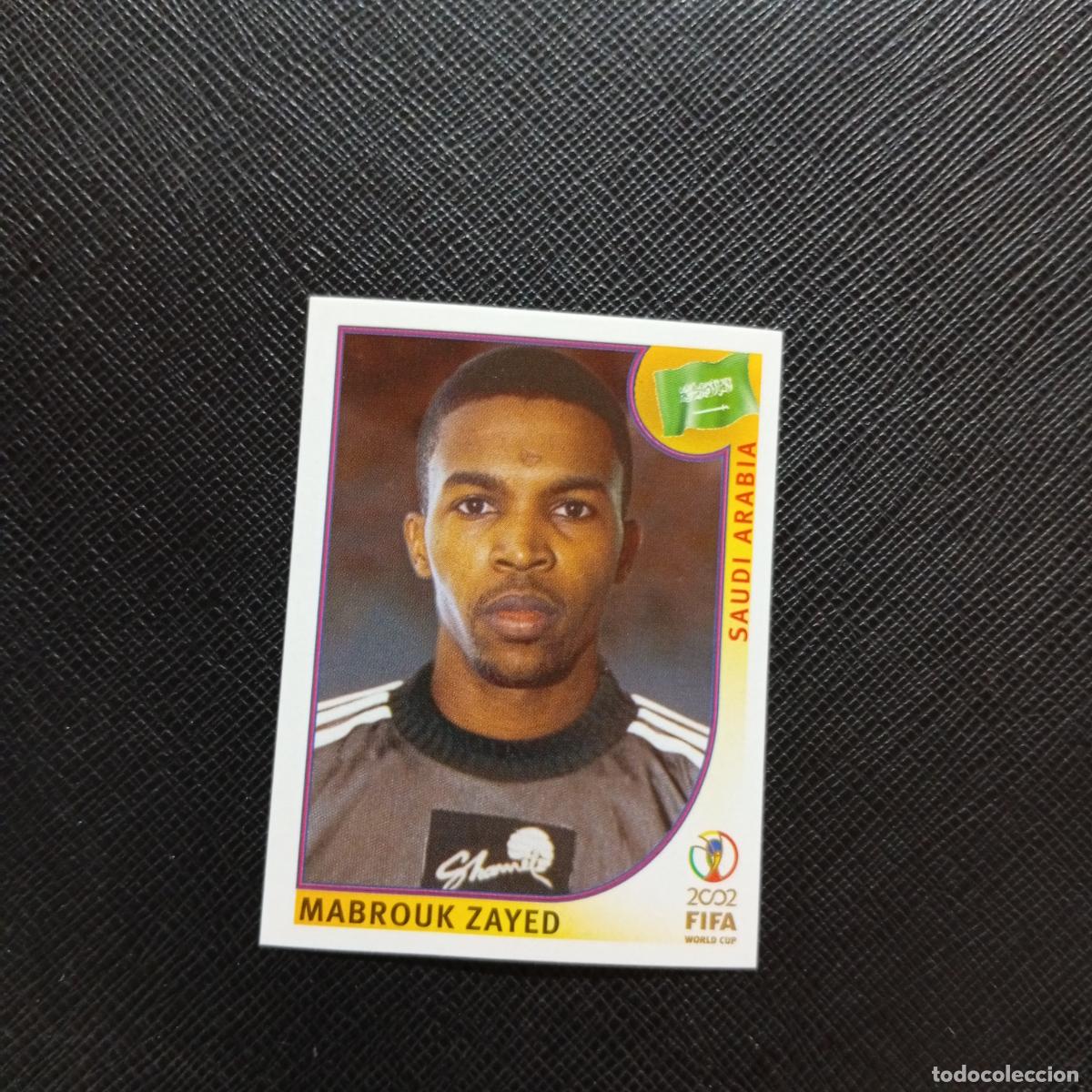 Cromos de f&uacute;tbol: 348 MABROUK ZAYED ARABIA SAUDI PANINI 2002 MUNDIAL KOREA FUTBOL 02 CROMO - SIN PEGAR - A59 PG154