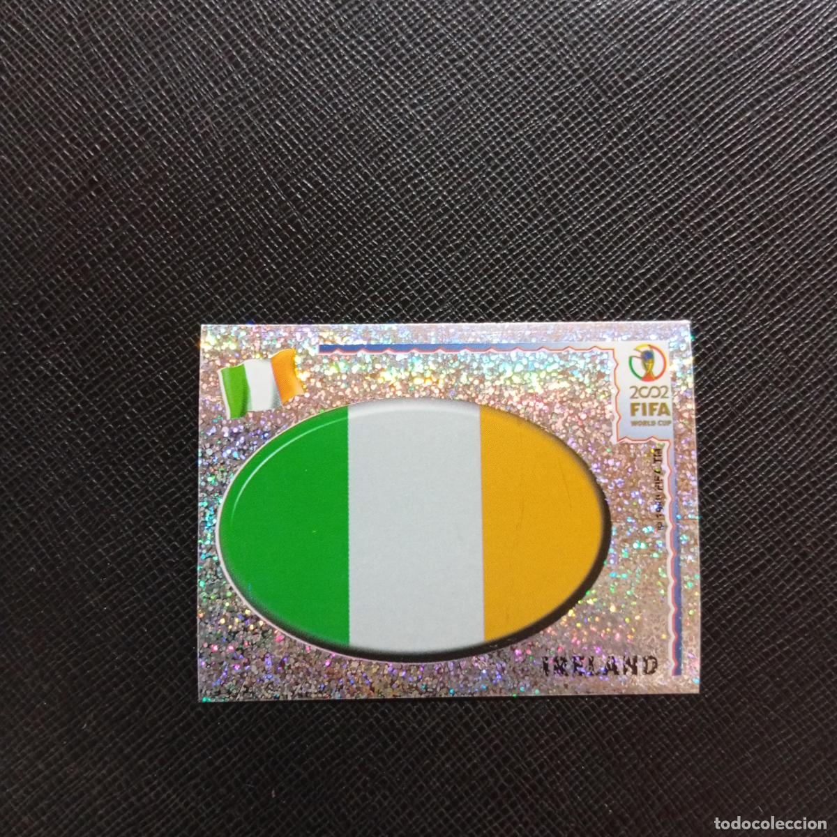 Figurine di Calcio: 350 ESCUDO IRLANDA PANINI 2002 MUNDIAL KOREA FUTBOL 02 CROMO - SIN PEGAR - A59 PG163