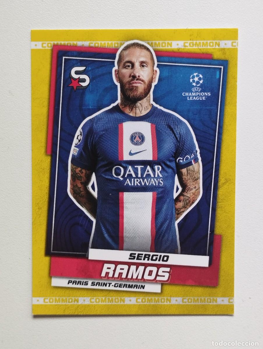 Figurine di Calcio: CROMO CARD TOPPS SUPER STARS 22 23 SUPERSTARS 2022 2023 SERGIO RAMOS 130 PSG COMMON