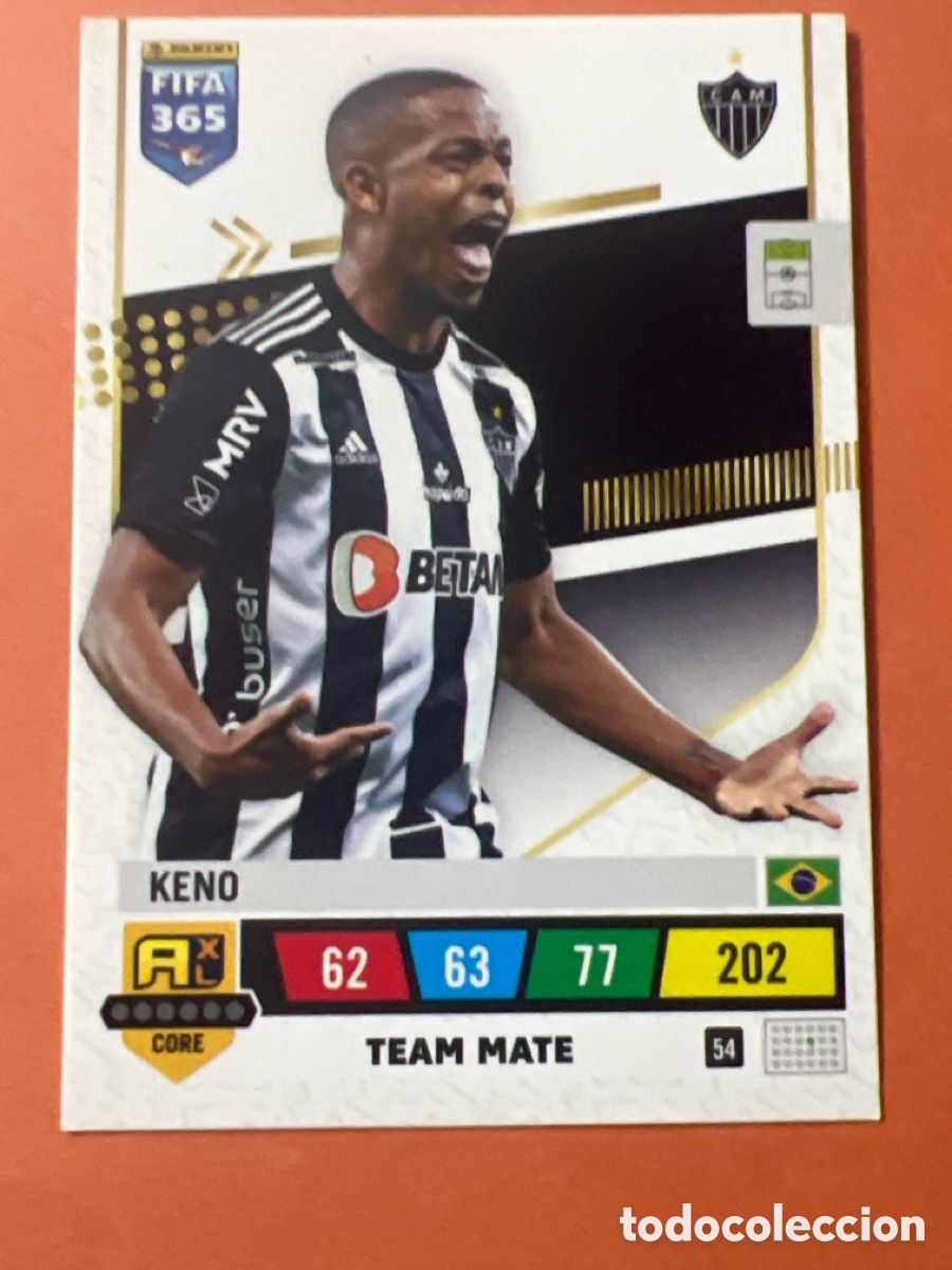 Football Stickers: C6531. KENO 54 ATL&Eacute;TICO MINEIRO ADRENALYN 365 2022 2023 22 23