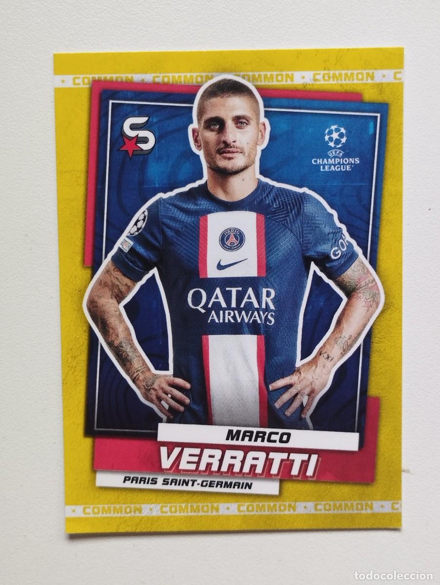 Football Stickers: CROMO CARD TOPPS SUPER STARS 22 23 SUPERSTARS 2022 2023 MARCO VERRATI 133 PSG COMMON