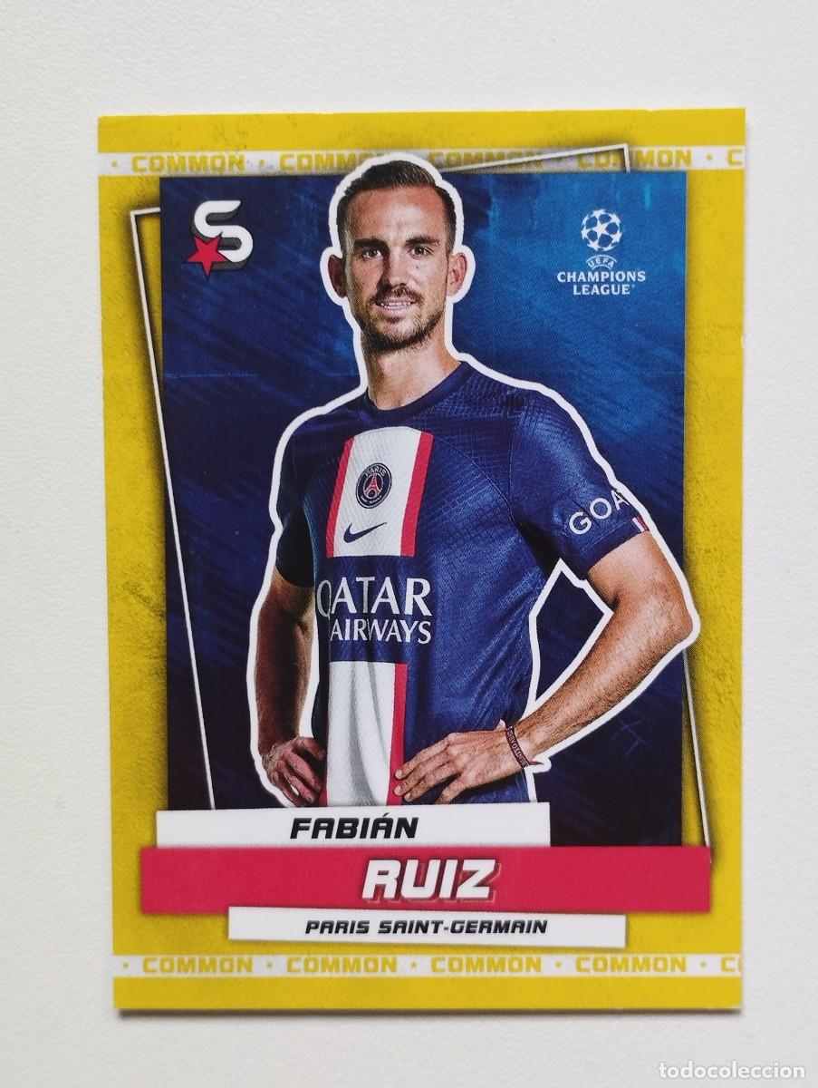 Cromos de f&uacute;tbol: CROMO CARD TOPPS SUPER STARS 22 23 SUPERSTARS 2022 2023 FABIAN RUIZ 132 PSG COMMON