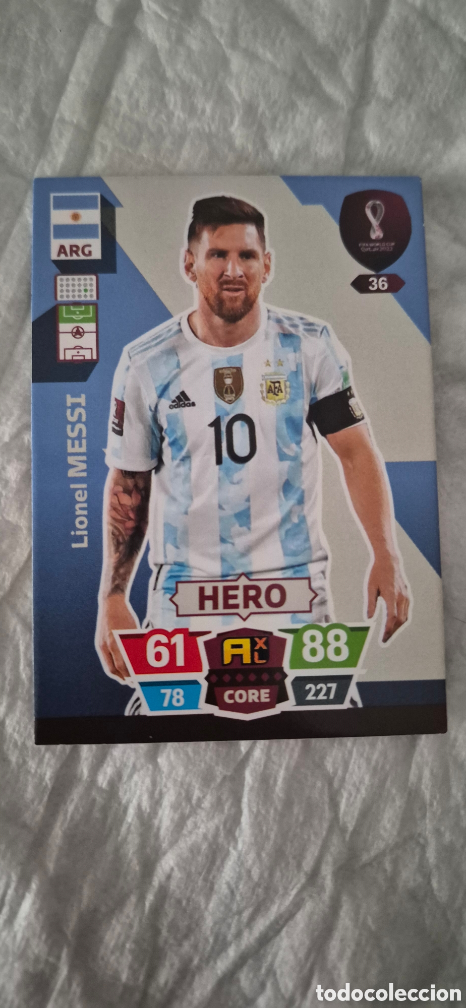 Cromos de f&uacute;tbol: CROMO MESSI ARGENTINA MUNDIAL QATAR