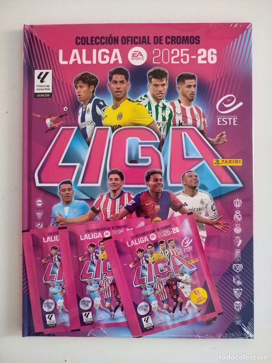 Cromos de f&uacute;tbol: &Aacute;LBUM TAPA DURA LIGA ESTE PRECINTADO 25 26 / 2025 2026