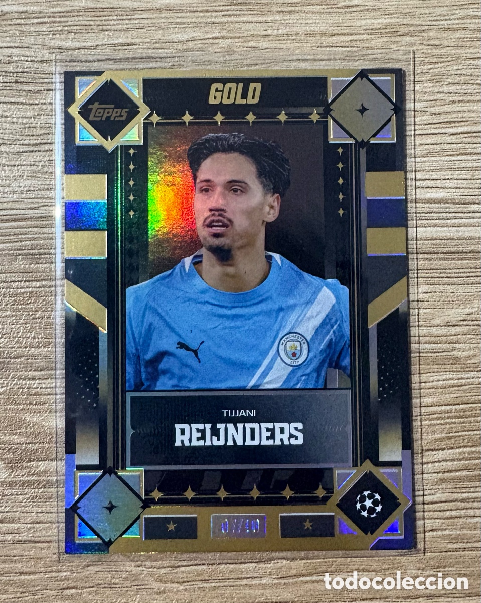 Cromos de f&uacute;tbol: Carta Topps Gold Tijani Reijnders a /10 - TOPPS