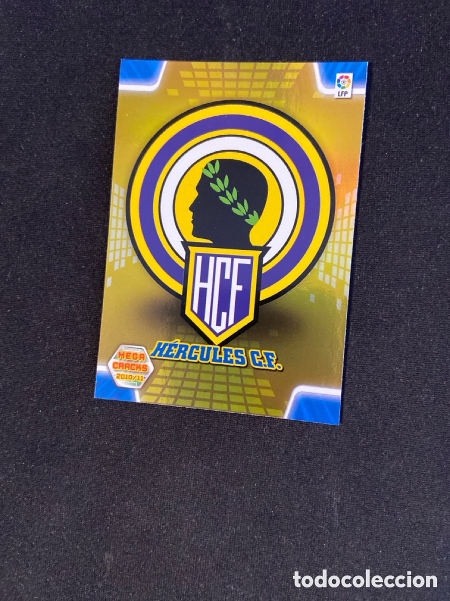Cromos de f&uacute;tbol: ESCUDO 127 (HERCULES) MEGA