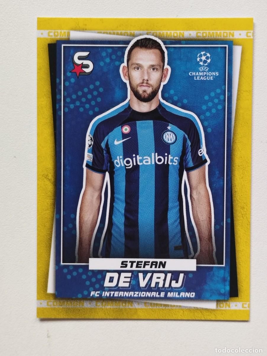 Cromos de f&uacute;tbol: CROMO CARD TOPPS SUPER STARS 22 23 SUPERSTARS 2022 2023 STEFAN DE VRIJ 77 INTER COMMON