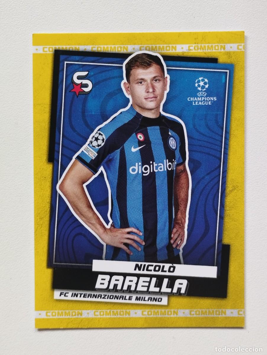 Cromos de f&uacute;tbol: CROMO CARD TOPPS SUPER STARS 22 23 SUPERSTARS 2022 2023 NICOLO BARELLA 81 INTER COMMON