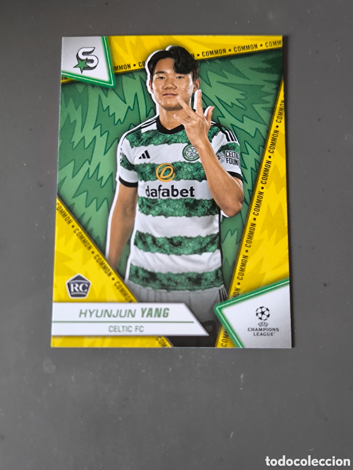 Cromos de Futebol: HYUNJUN YANG 41 Rookie Common Celtic Superstars 2024 Topps