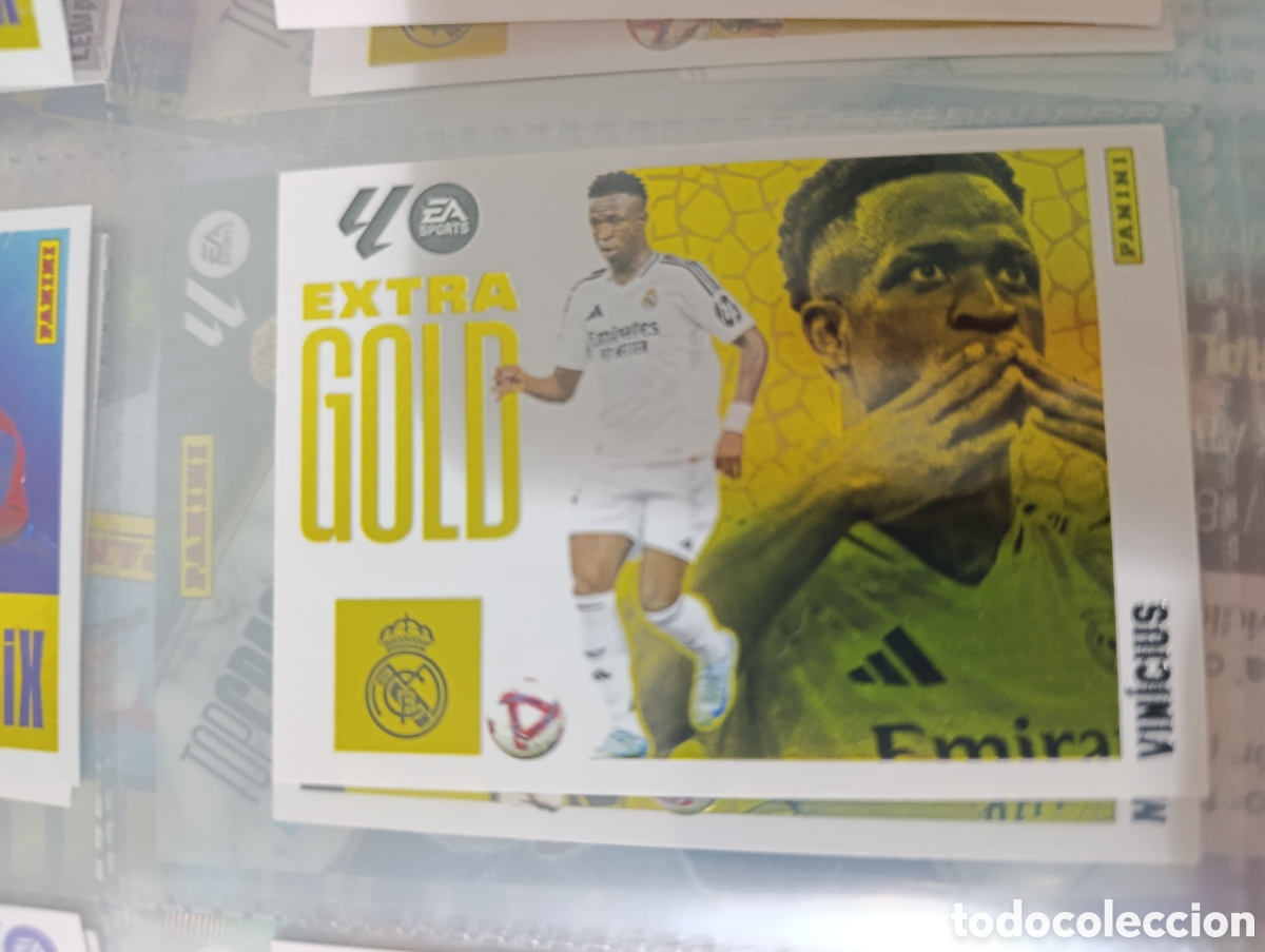 Cromos de f&uacute;tbol: Vinicius Extra Gold 2026