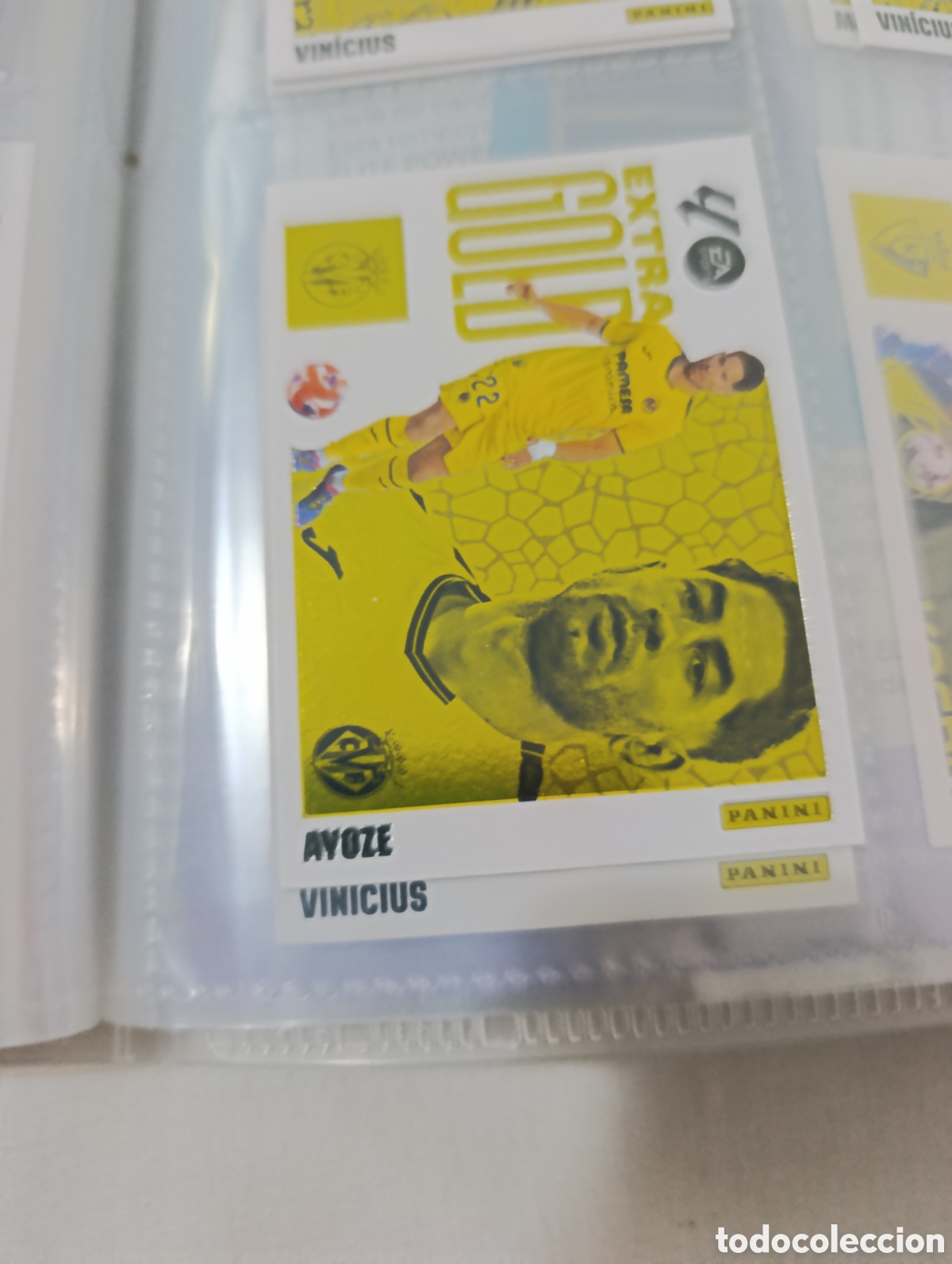 Cromos de f&uacute;tbol: Ayoze Villarreal extra gold 2026