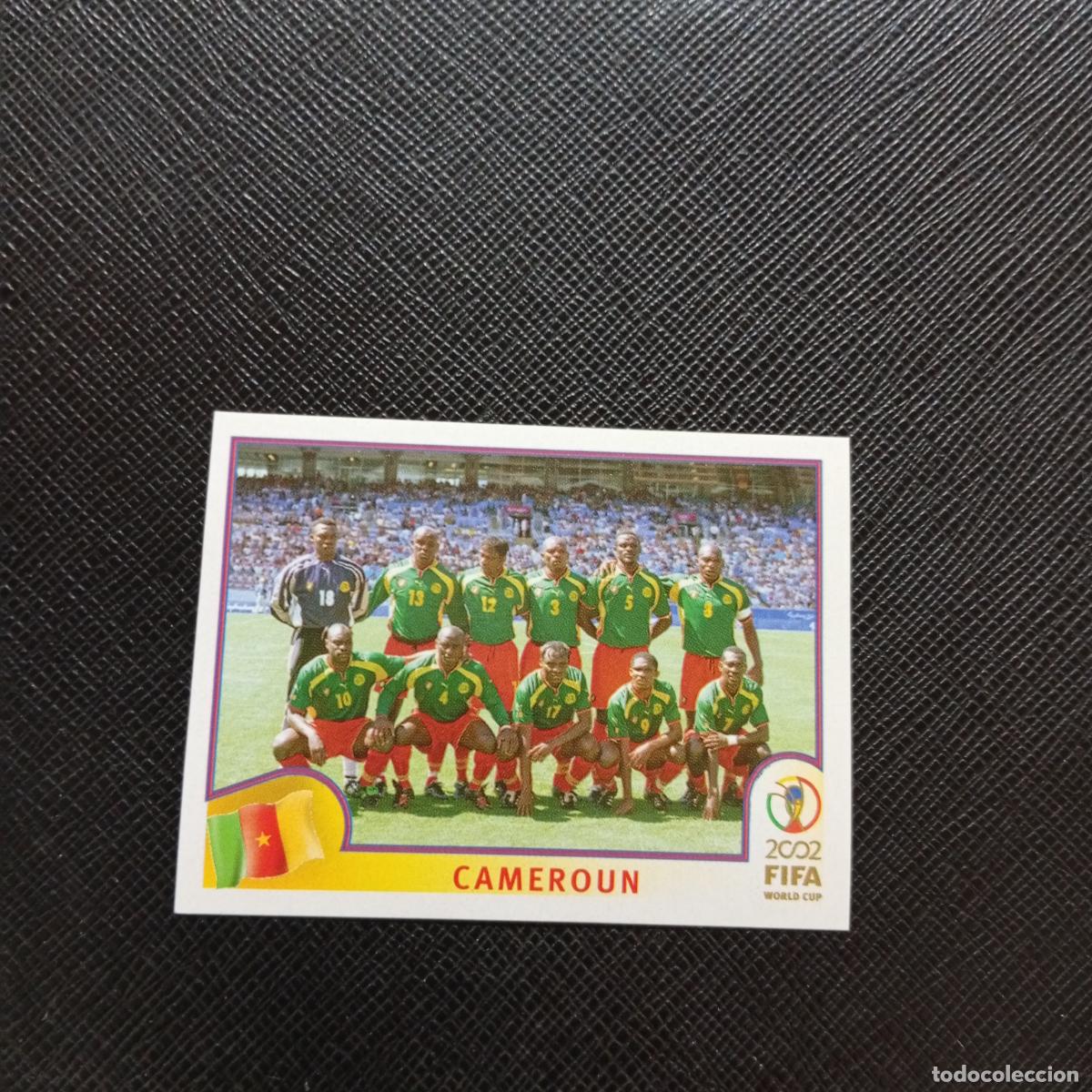 Cromos de f&uacute;tbol: 367 ALINEACION CAMERUN PANINI 2002 MUNDIAL KOREA FUTBOL 02 CROMO - SIN PEGAR - A59 PG190