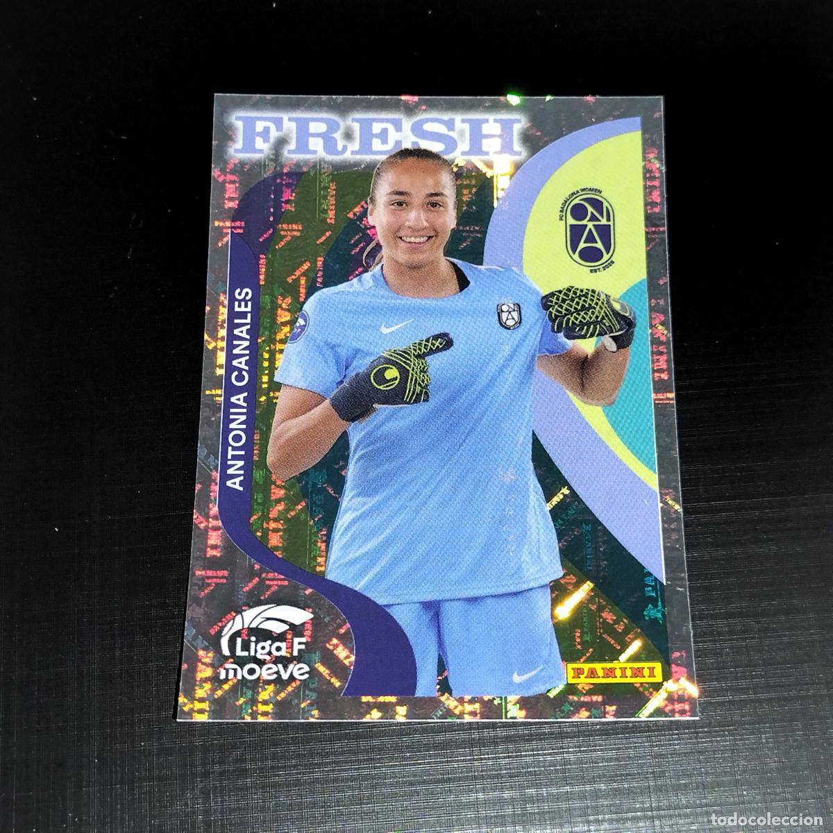 Cromos de f&uacute;tbol: 374 ANTONIA CANALES FRESH BADALONA WOMEN CROMOS LIGA F MOEVE FEMENINA PANINI 2025 2026 25 26