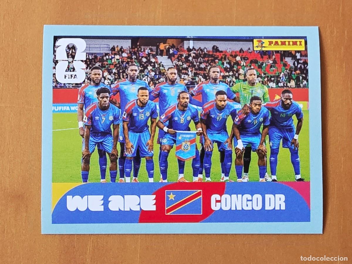 Cromos de f&uacute;tbol: COD 13 Alineaci&oacute;n equipo Rep&uacute;blica Democr&aacute;tica del Congo, Panini FIFA World Cup Mundial 2026 Sticker