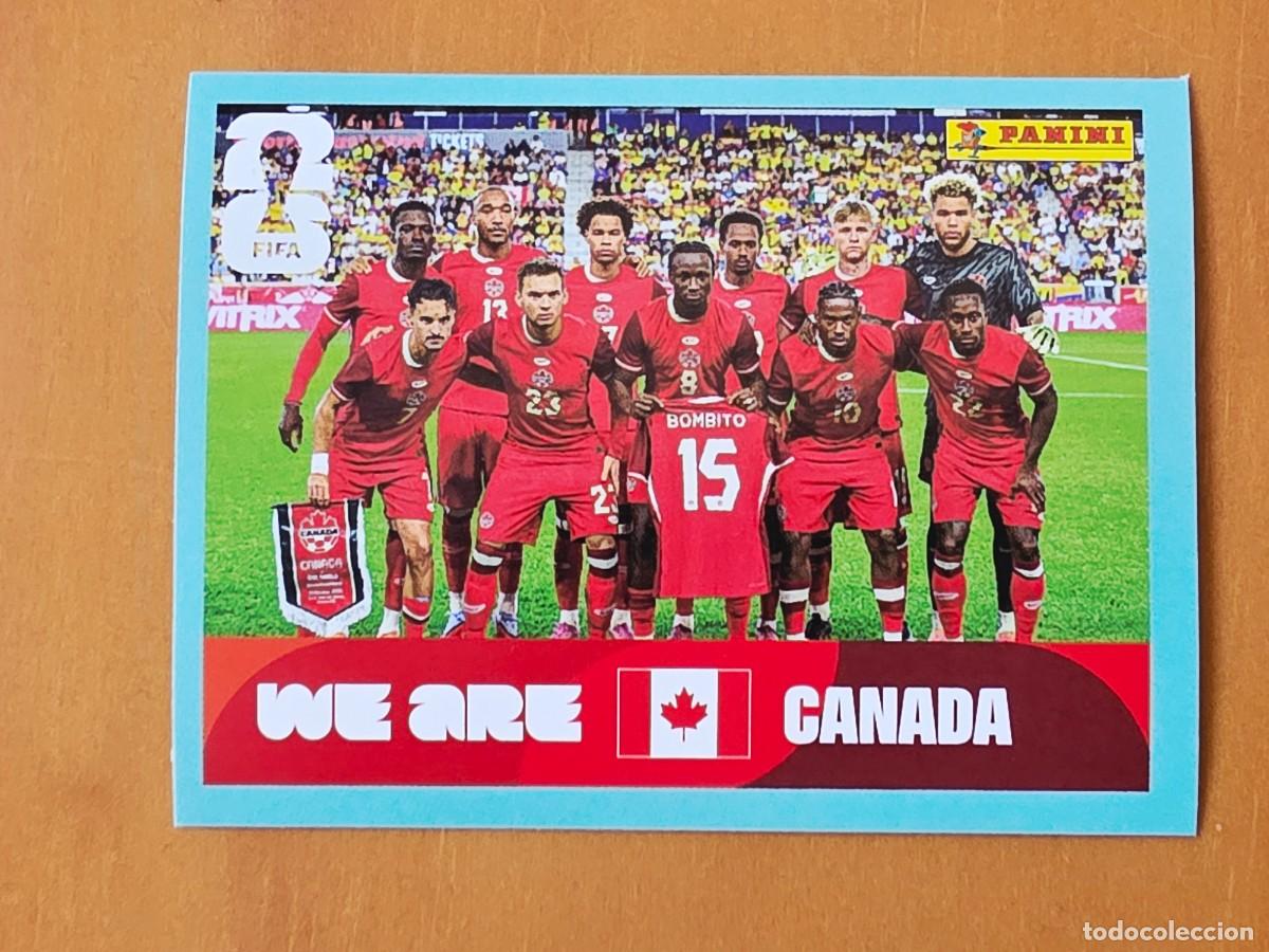 Figurine di Calcio: CAN 13 Alineaci&oacute;n equipo plantilla, Canad&aacute;, Panini FIFA World Cup Mundial 2026 Sticker