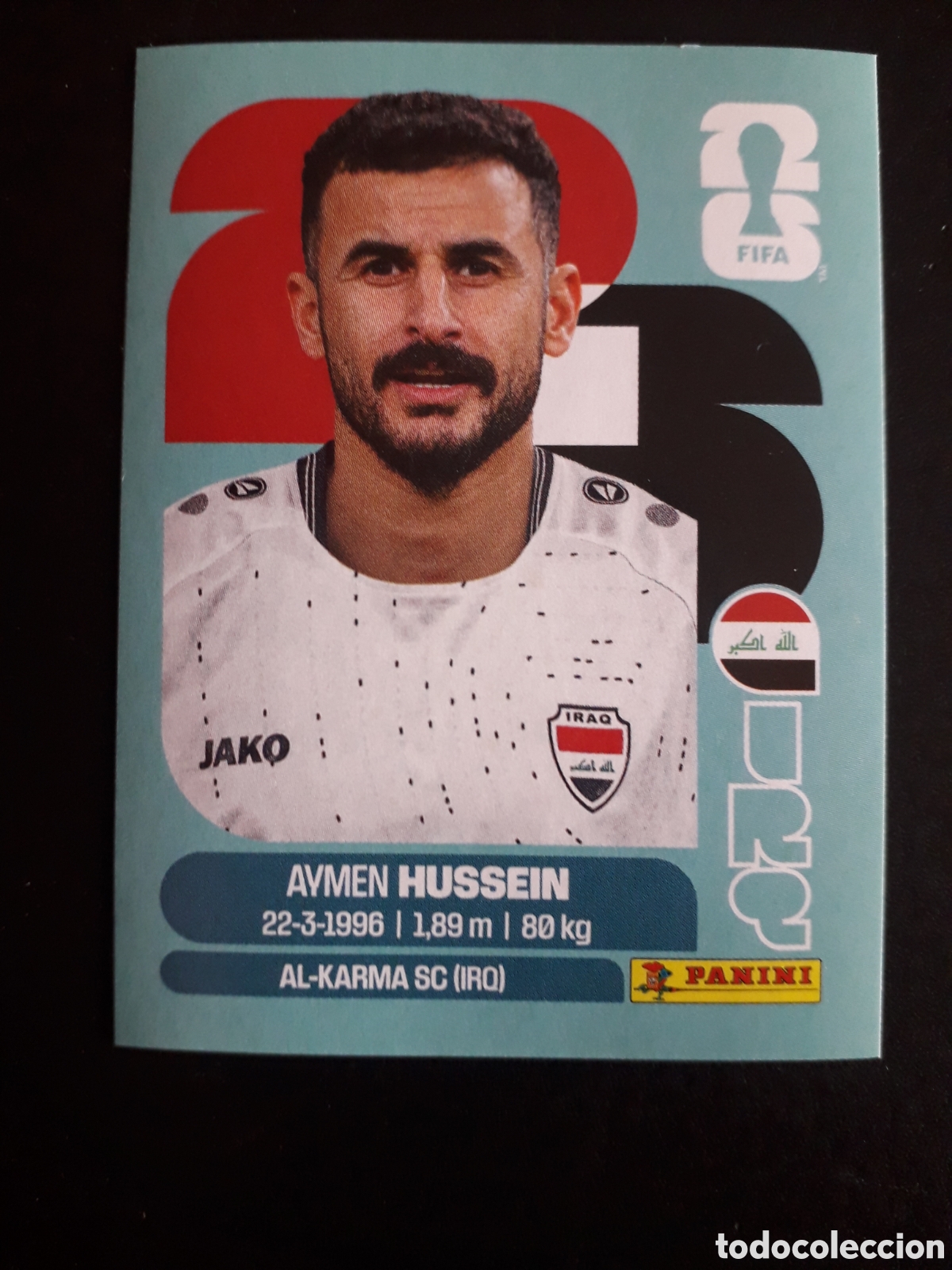Figurine di Calcio: HUSSEIN IRAQ IRQ 19 MUNDIAL F&Uacute;TBOL 2026 FIFA WORLD CUP PANINI SIN PEGAR PEDIDO M&Iacute;NIMO 3&euro;