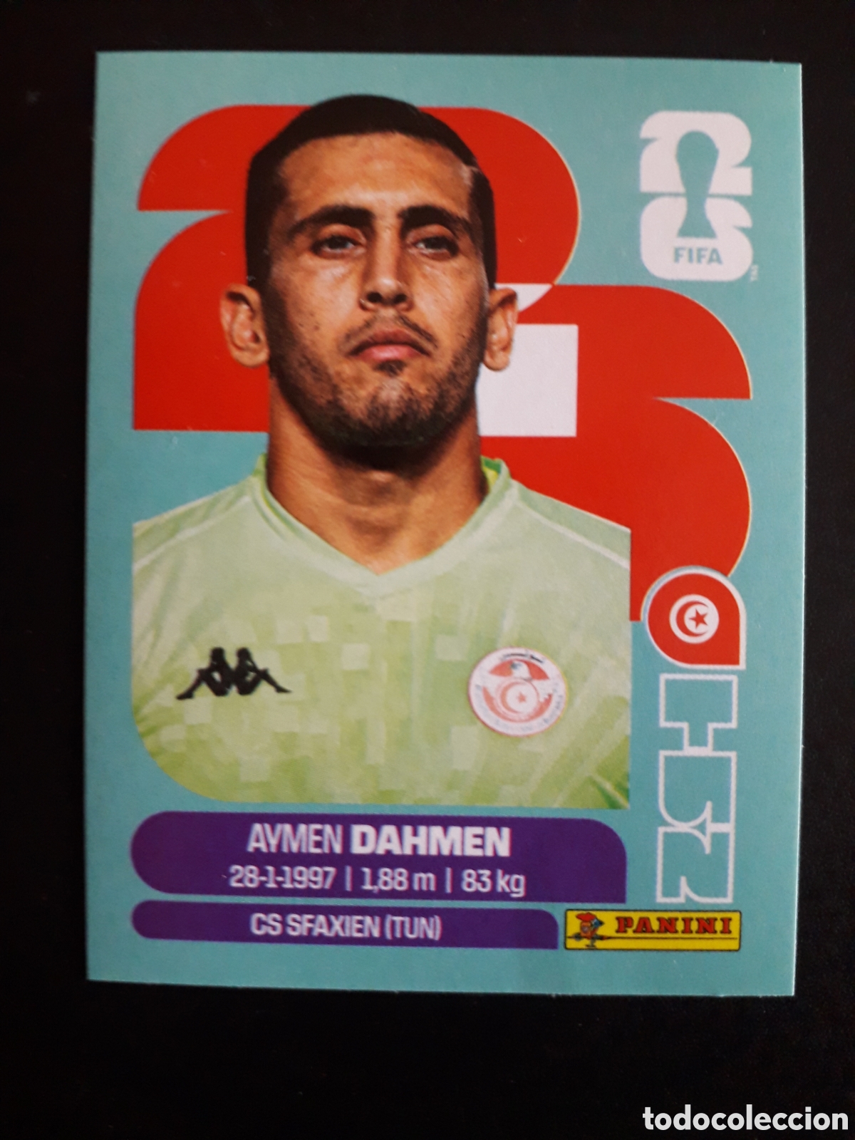 Cromos de f&uacute;tbol: DAHMEN T&Uacute;NEZ TUN 3 MUNDIAL F&Uacute;TBOL 2026 FIFA WORLD CUP PANINI SIN PEGAR PEDIDO M&Iacute;NIMO 3&euro;